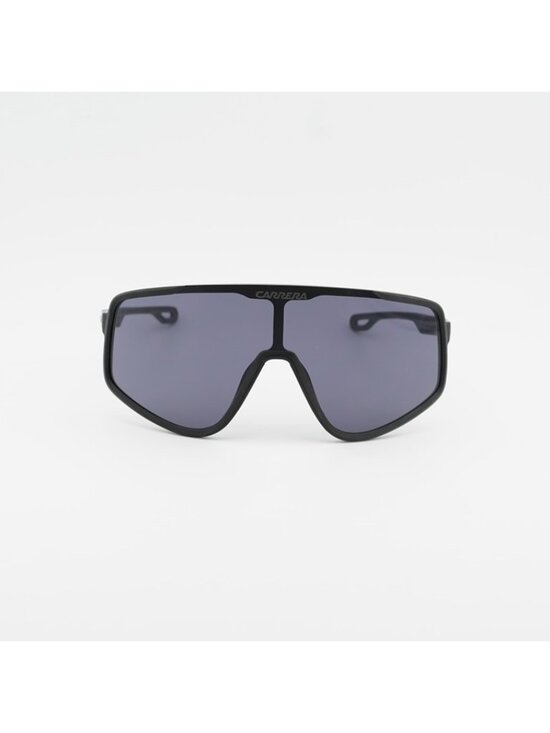 CARRERA 4017/S 0003 IR Sunglasses Black Shield Frame, Grey Lenses